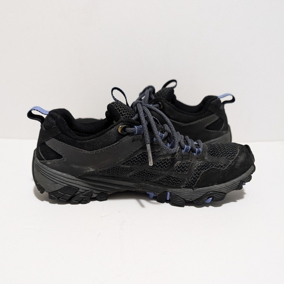 Merrell Moab FST 2 GTX Gore-Tex Black/Granite Hiking Shoes J77448 Women's US 7 - Picture 4 of 8